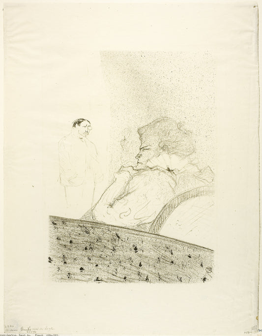 Brandès in her Box: Henri de Toulouse-Lautrec,16x12"(A3) Poster