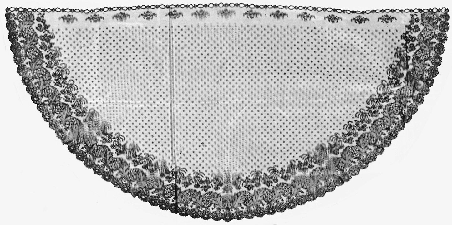 Bonnet Veil -  France, Bayeux or Chantilly,  Poster Print Wall Art