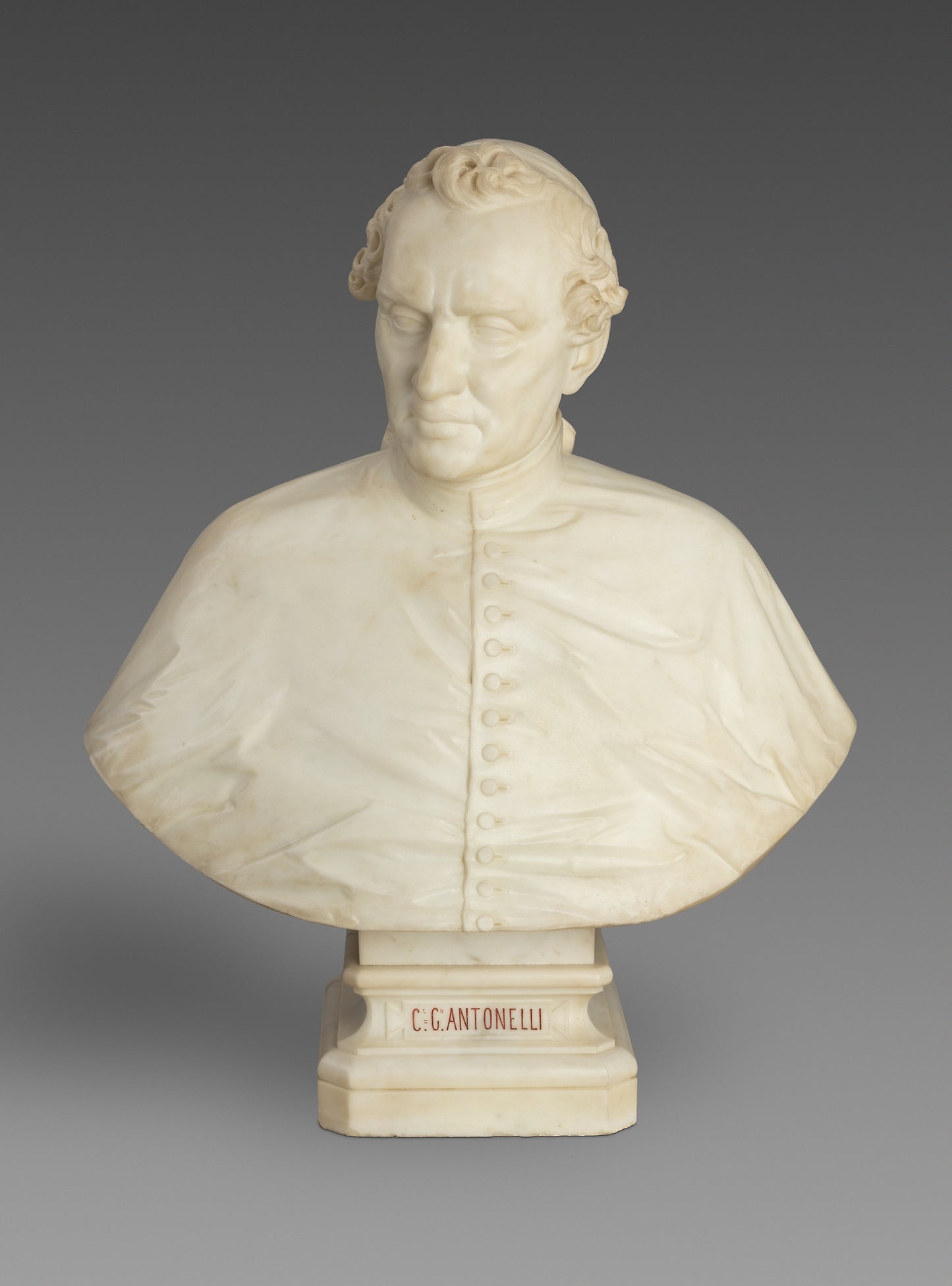 Bust of Cardinal Giacomo Antonelli -  Auguste Jean Baptiste Clésinger ,  Poster Print Wall Art