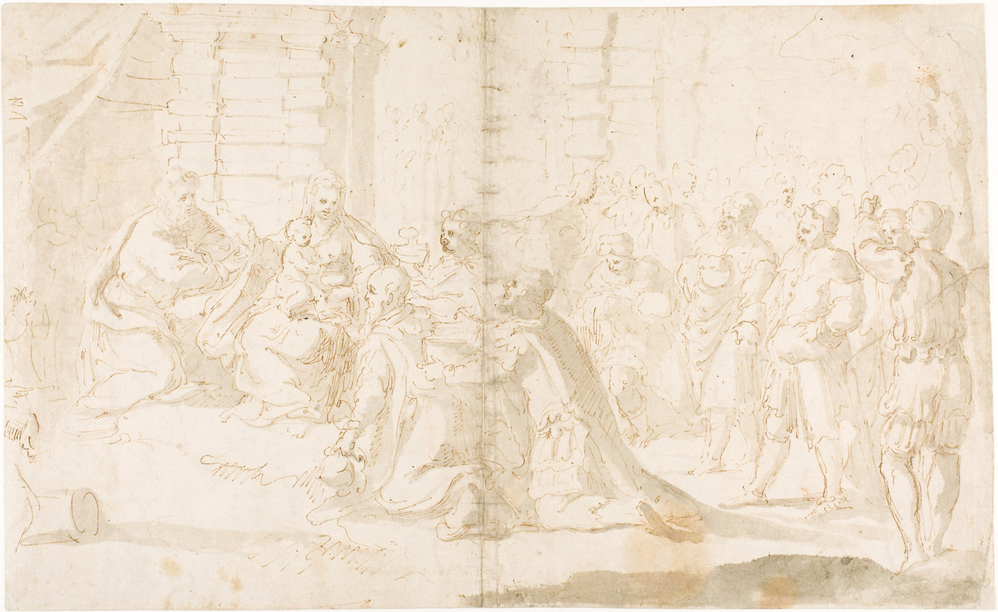 The Adoration of the Magi -  Giulio Benso,  Poster Print Wall Art