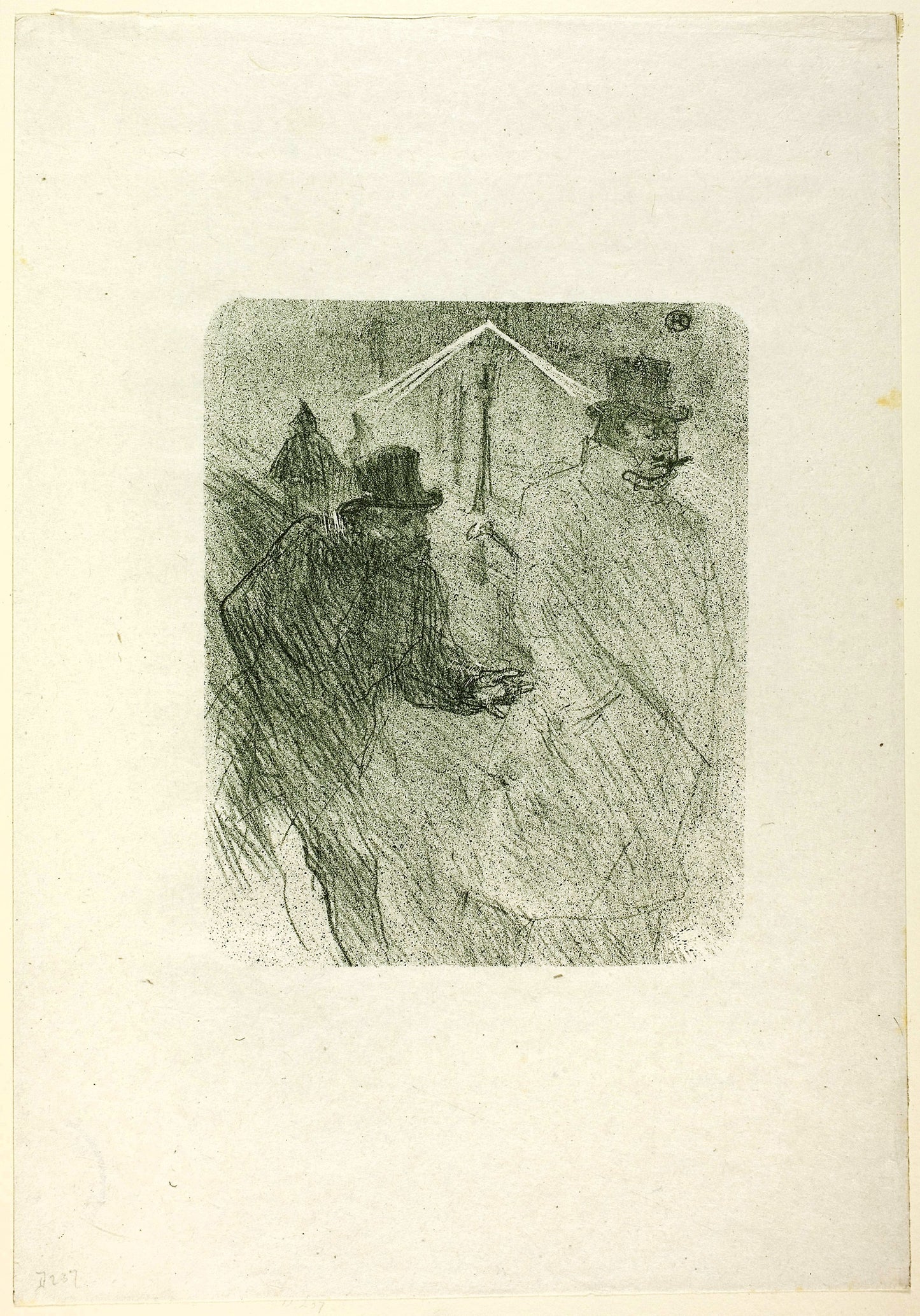Baron Moïse Begging, from Au Pied du Sinaï: Henri de Toulouse-Lautrec,16x12"(A3) Poster