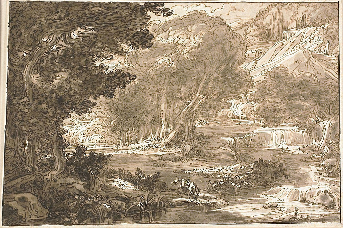 Angelica Resting Under a Tree, from Orlando Furioso -  Felice Giani,  Poster Print Wall Art