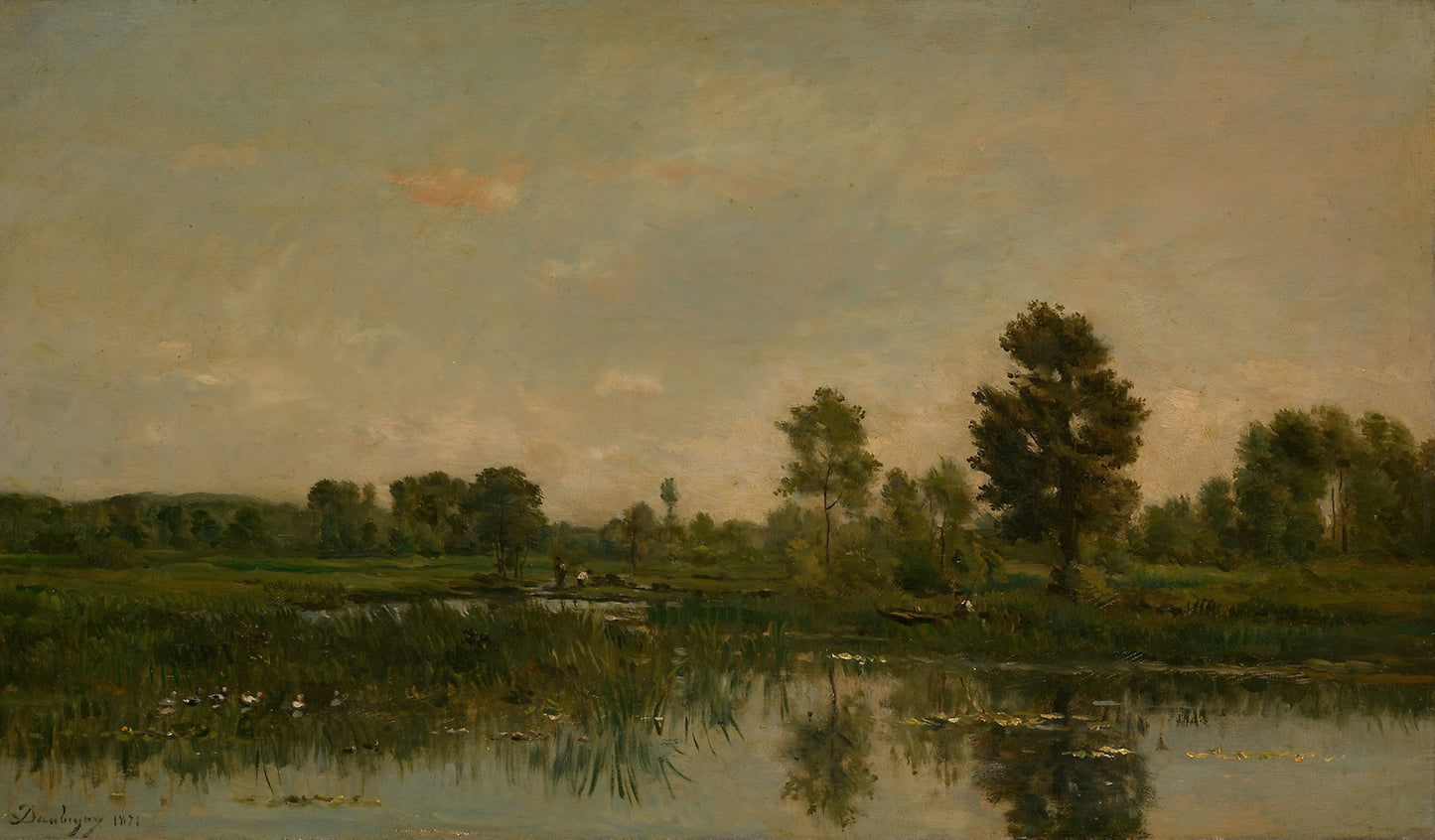 The Marsh -  Charles François Daubigny,  Poster Print Wall Art