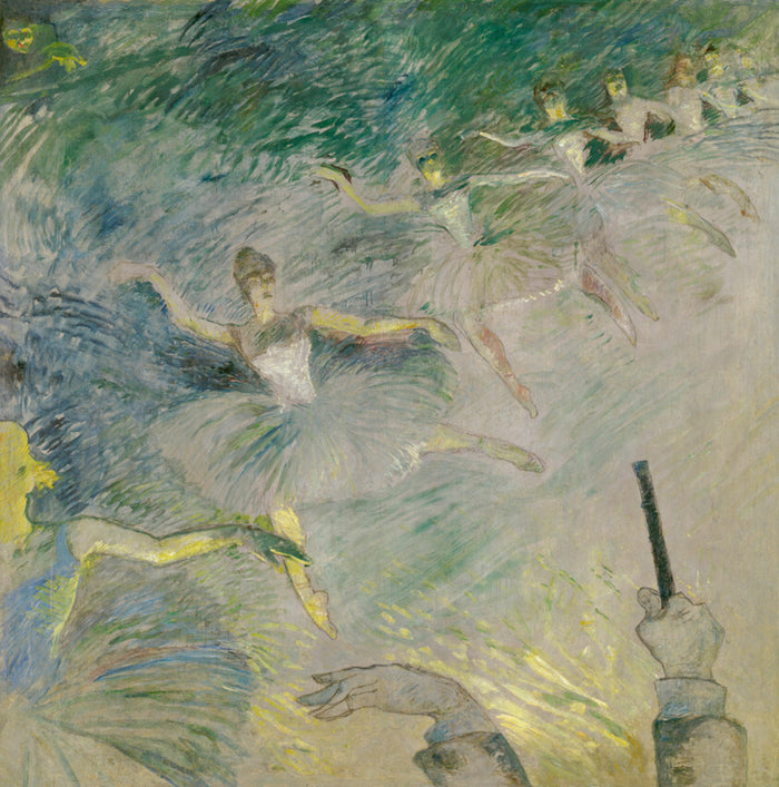 Ballet Dancers by  Henri de Toulouse-Lautrec, 23x16