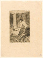 The Little Dressing Room: Edgar Degas,16x12"(A3) Poster