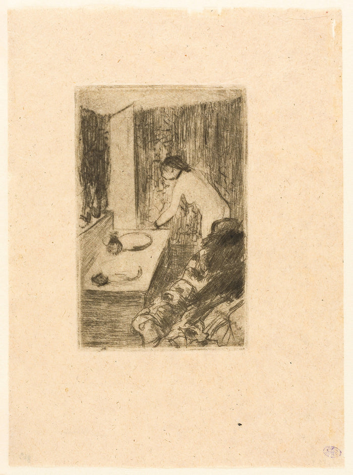 The Little Dressing Room: Edgar Degas,16x12