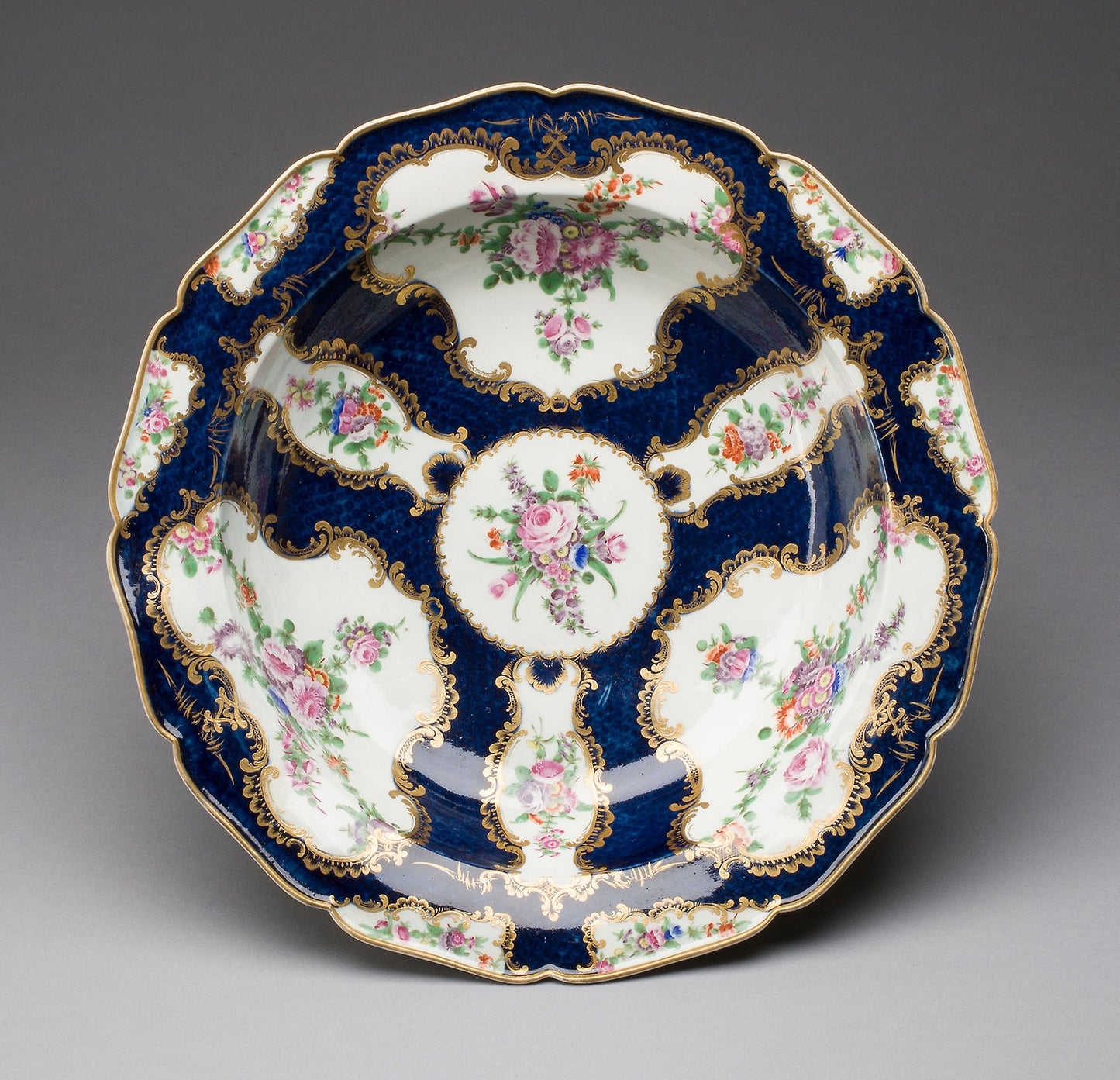 Basin -  Worcester Porcelain Factory,  Poster Print Wall Art