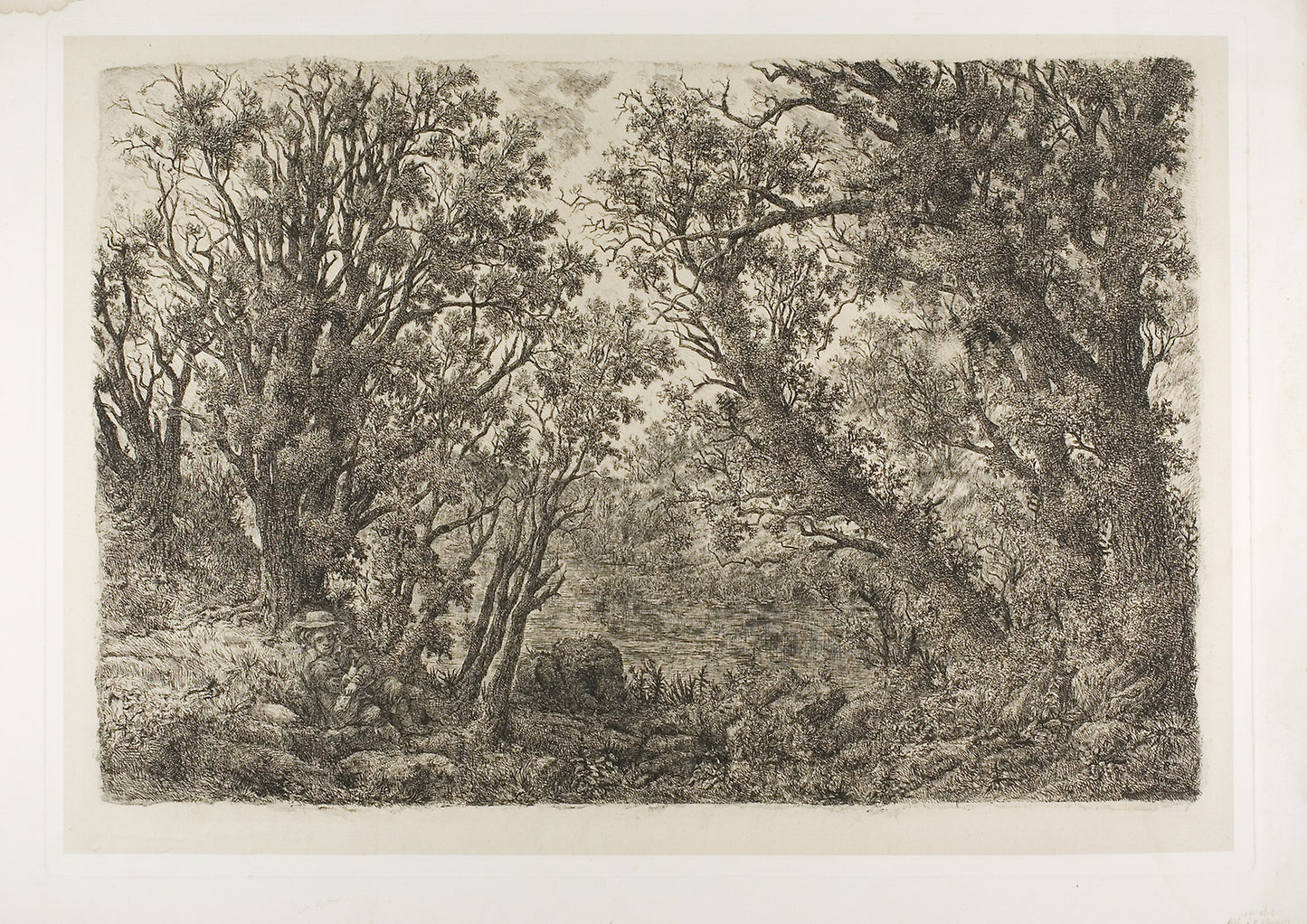 The Childhood of Claude Lorrain -  Baron Jean-Baptiste Heraclée Olivier de Wismes,  Poster Print Wall Art