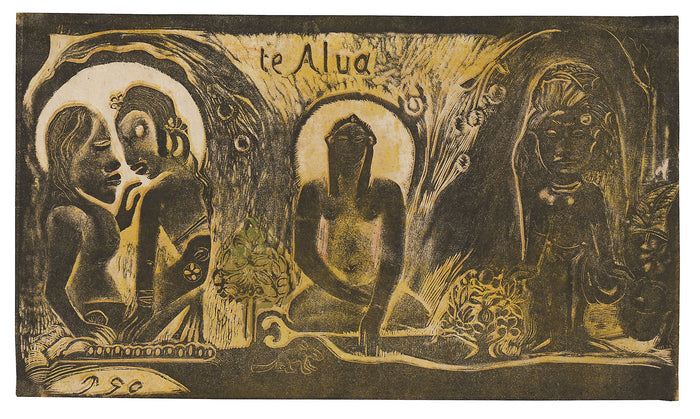 Te atua (The God) from the Noa Noa Suite: Paul Gauguin,16x12