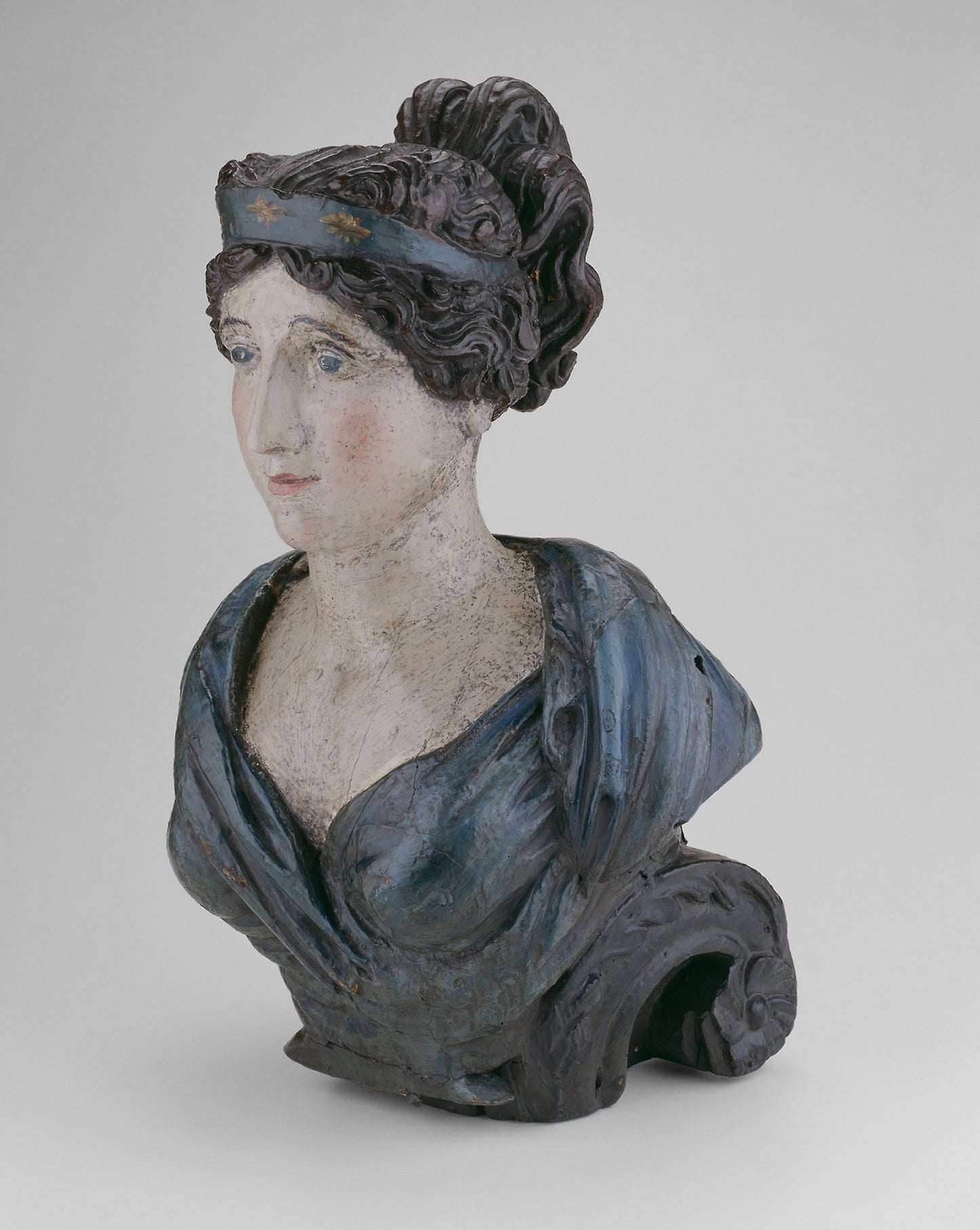 Ship Figurehead -  Female Bust -  Artist unknown,  Poster Print Wall Art