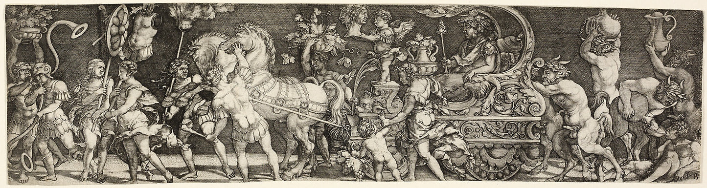 Bacchanale -  Master I.B.,  Poster Print Wall Art