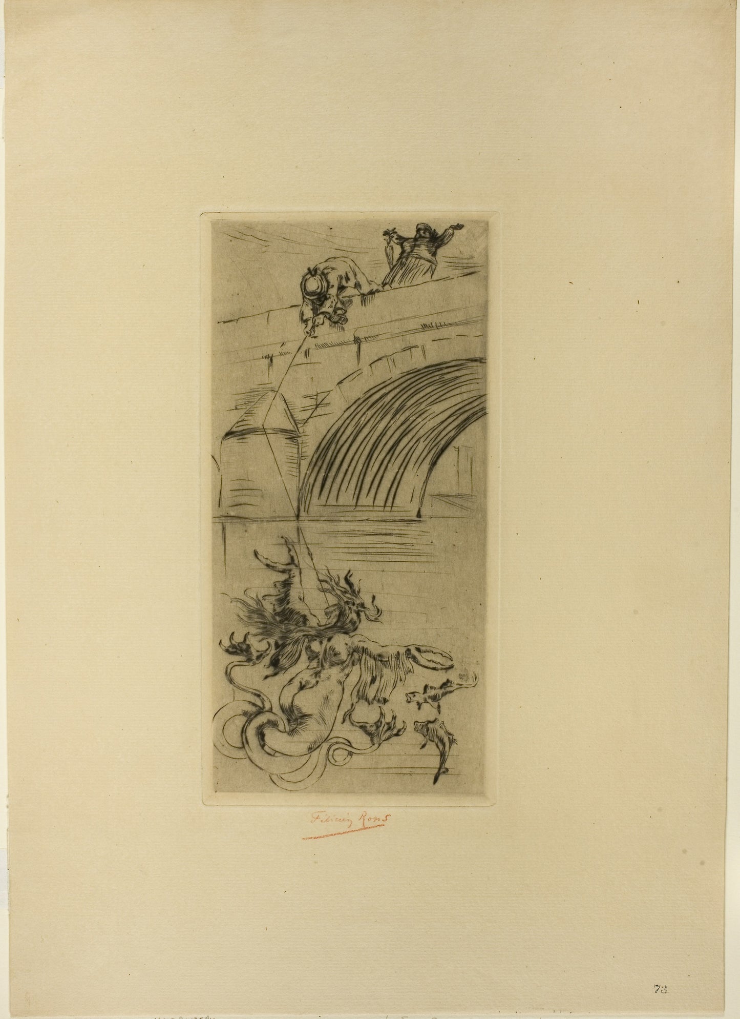 The Siren -  Félicien Rops,  Poster Print Wall Art