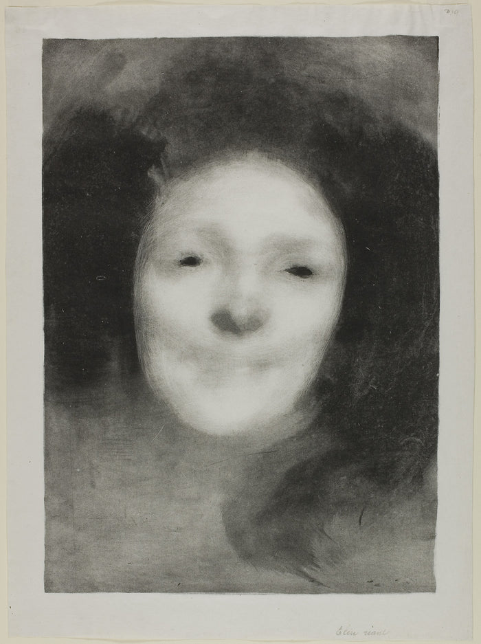 Elise Smiling: Eugène Carrière,16x12