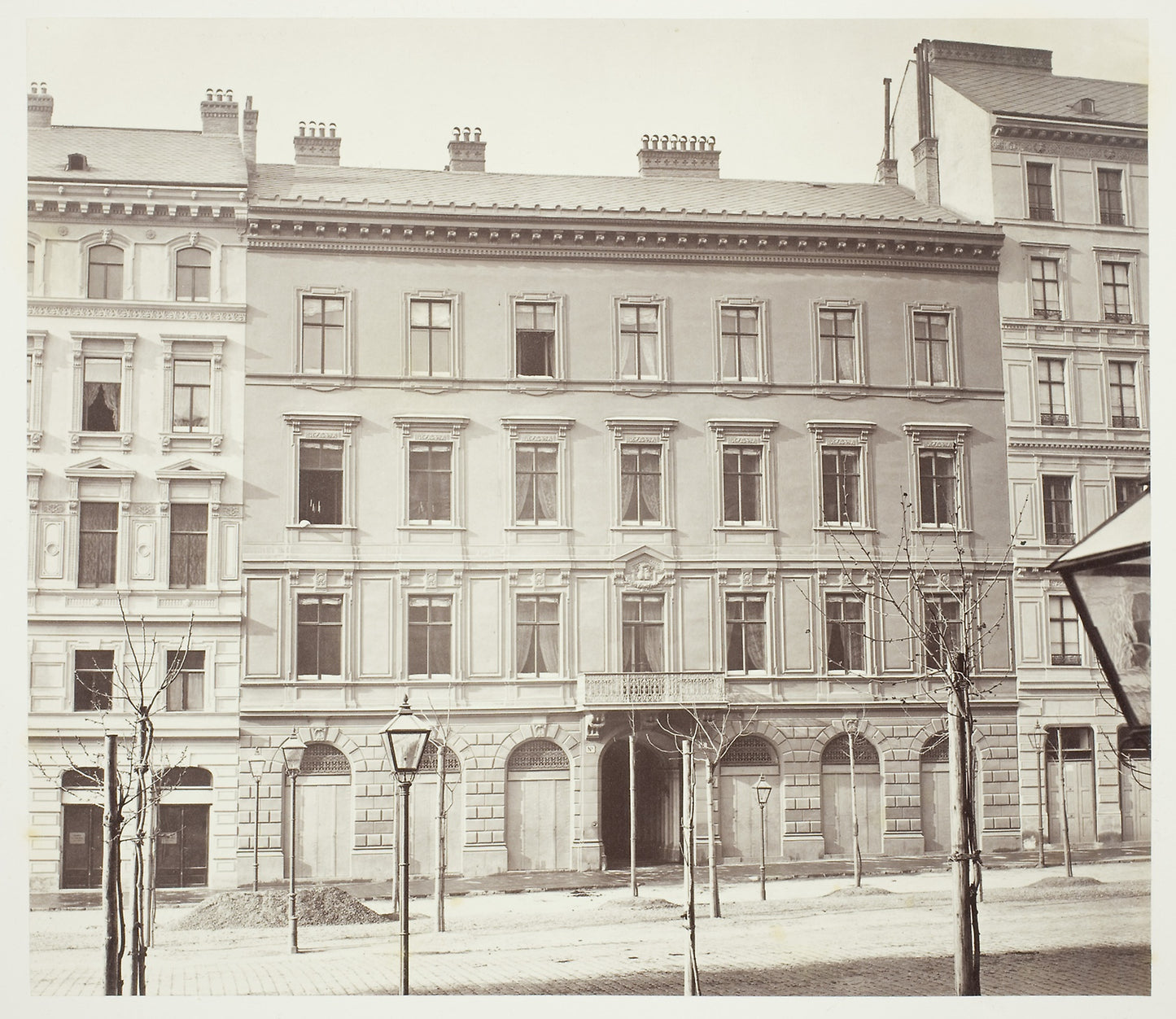 Kärnthner-Ring No. 4, Wohnhaus des J. Ritter von Königswarter -  Artist unknown ,  Poster Print Wall Art