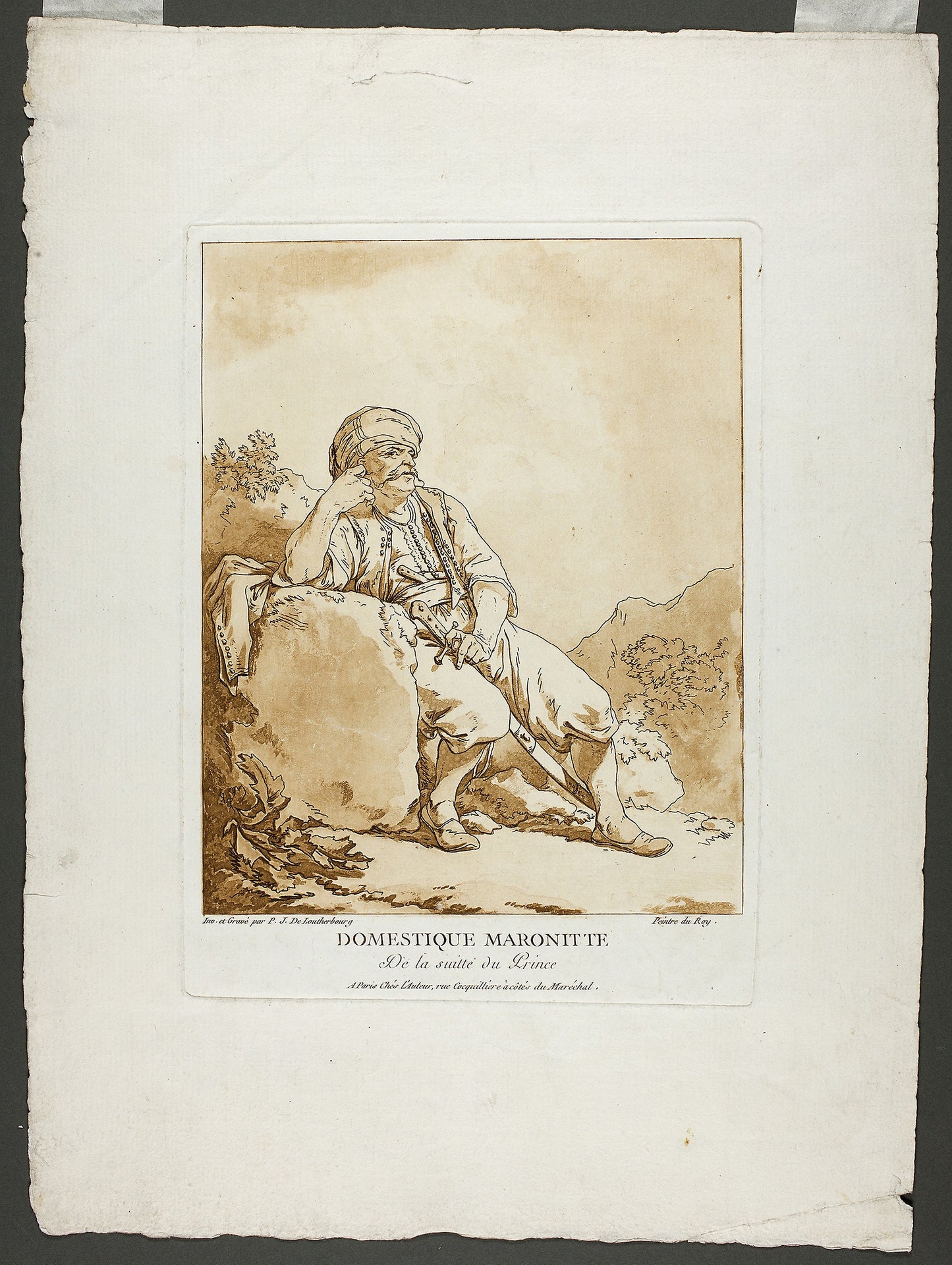 Domestic Maronite -  Philip Jacques de Loutherbourg,  Poster Print Wall Art