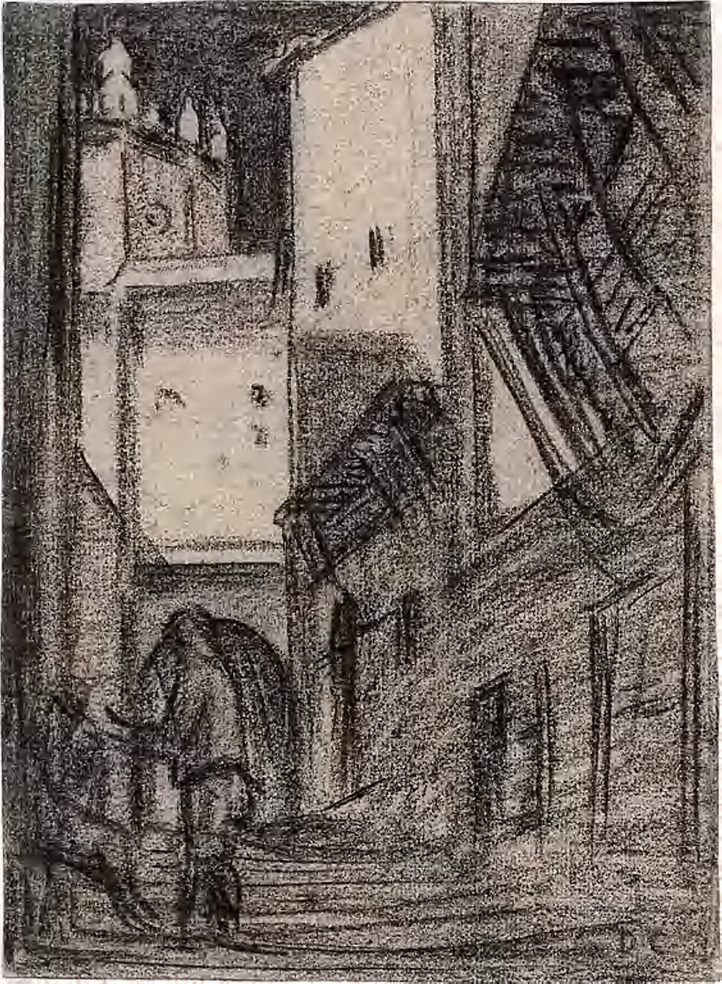 North African Street Scene -  Alexandre Gabriel Decamps,  Poster Print Wall Art
