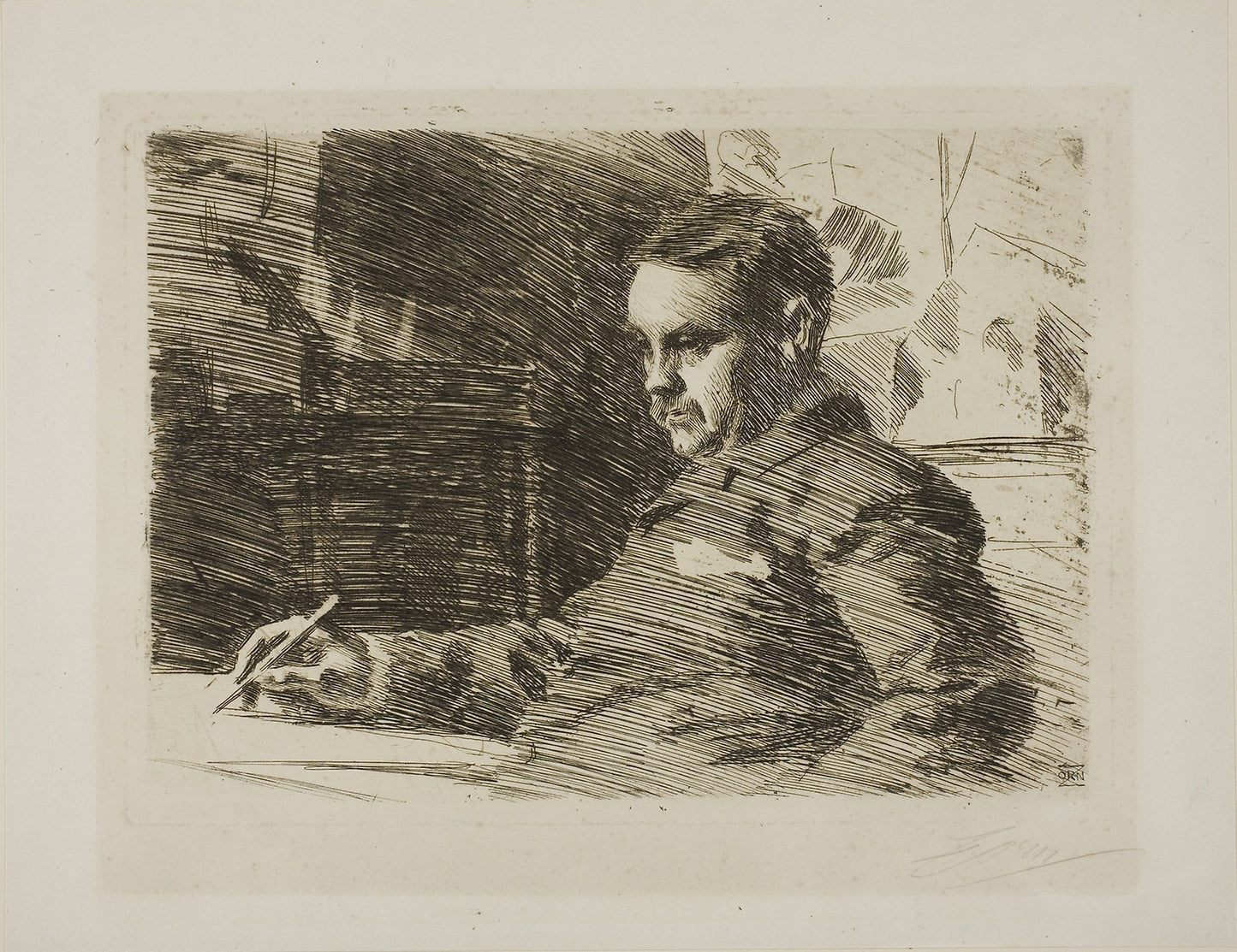 Lawyer Wade -  Anders Zorn,  Poster Print Wall Art