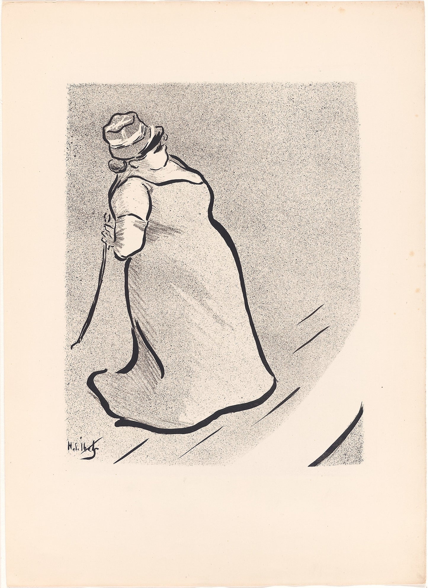 Jeanne Bloch, from Le Café-Concert -  Henri-Gabriel Ibels (French, 1867-1936),  Poster Print Wall Art