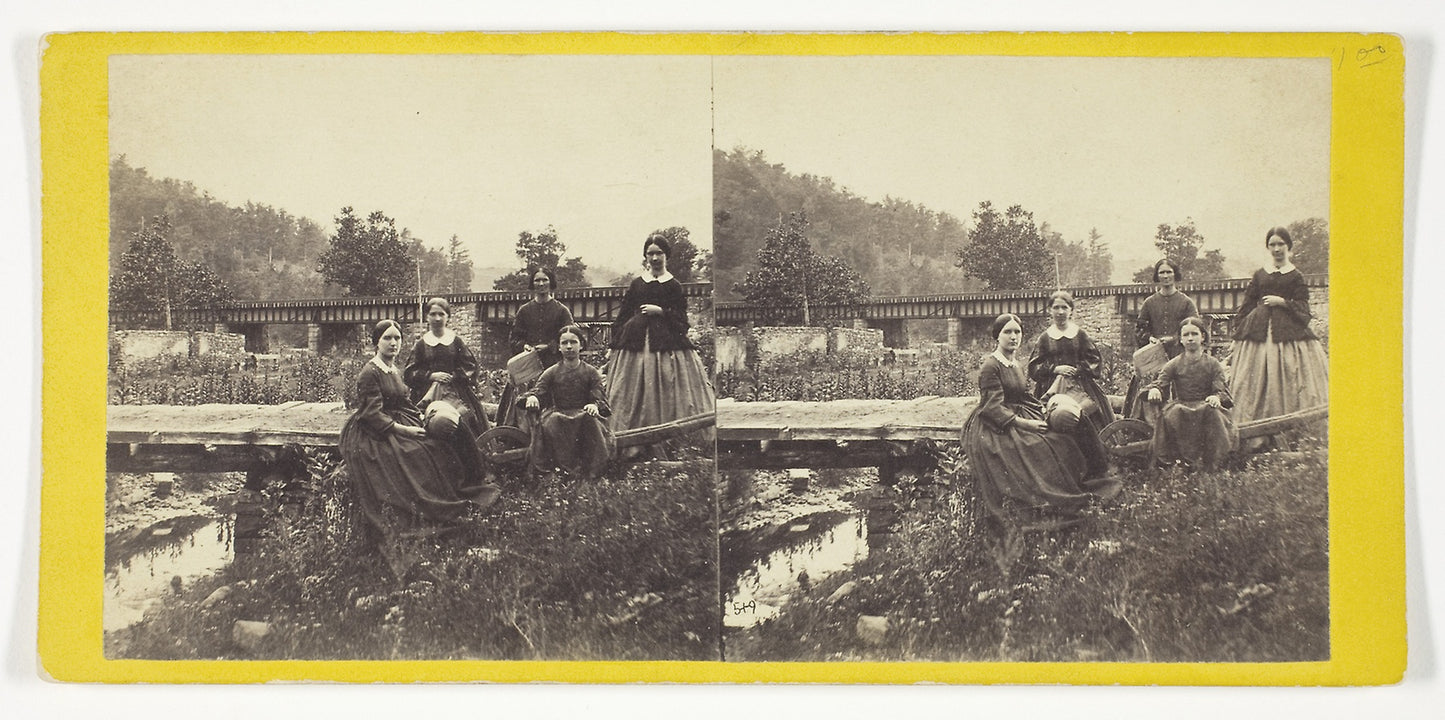 On the Juniata. The Five Fair Ladies -  Anthony & Company,  Poster Print Wall Art
