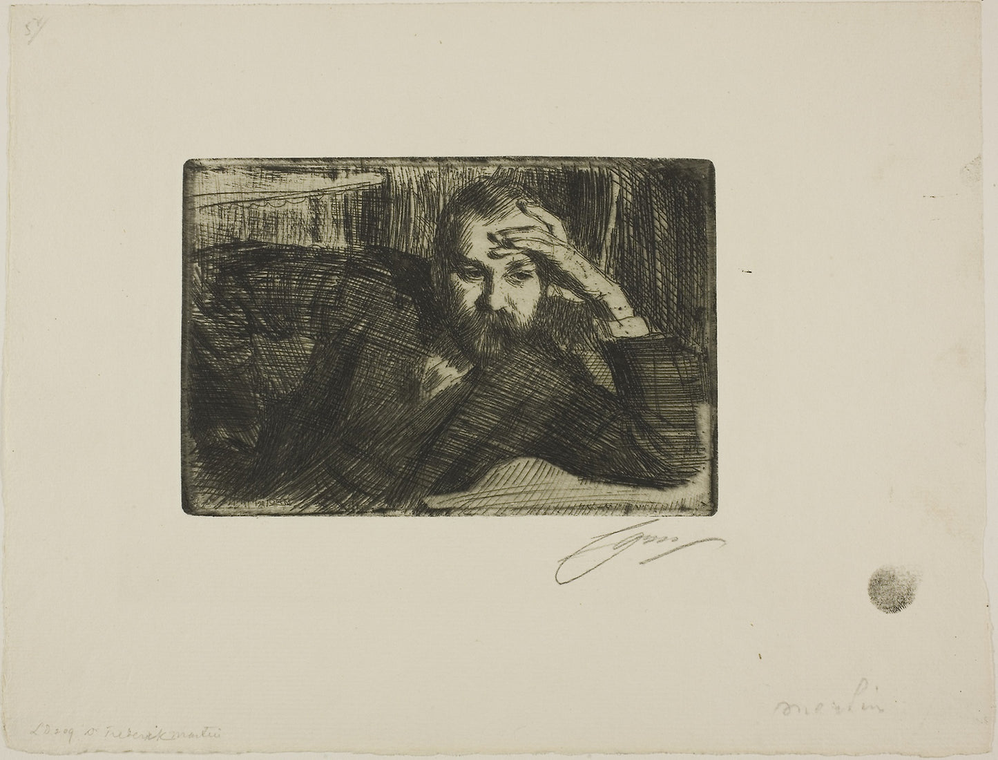 Fredrik Martin -  Anders Zorn,  Poster Print Wall Art