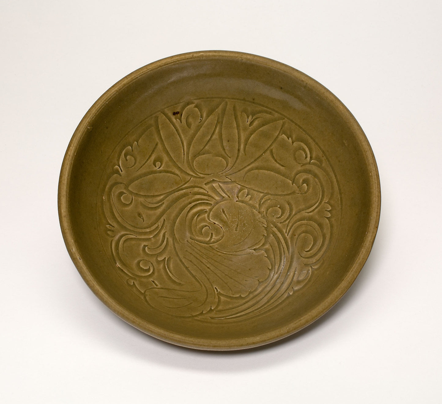 Bowl with Lotus Design -  China,  Poster Print Wall Art