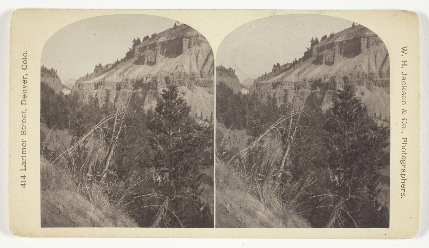 Basaltic Cañon, Foot of Tower Creek -  William Henry Jackson,  Poster Print Wall Art