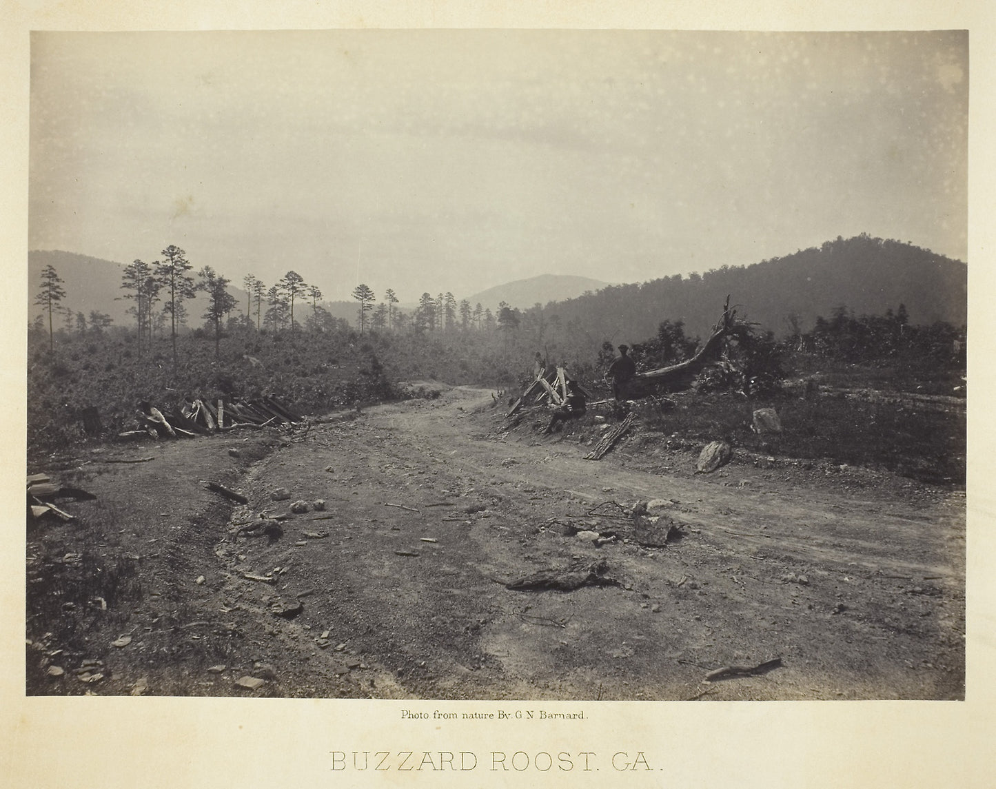 Buzzard Roost, GA -  George N. Barnard,  Poster Print Wall Art
