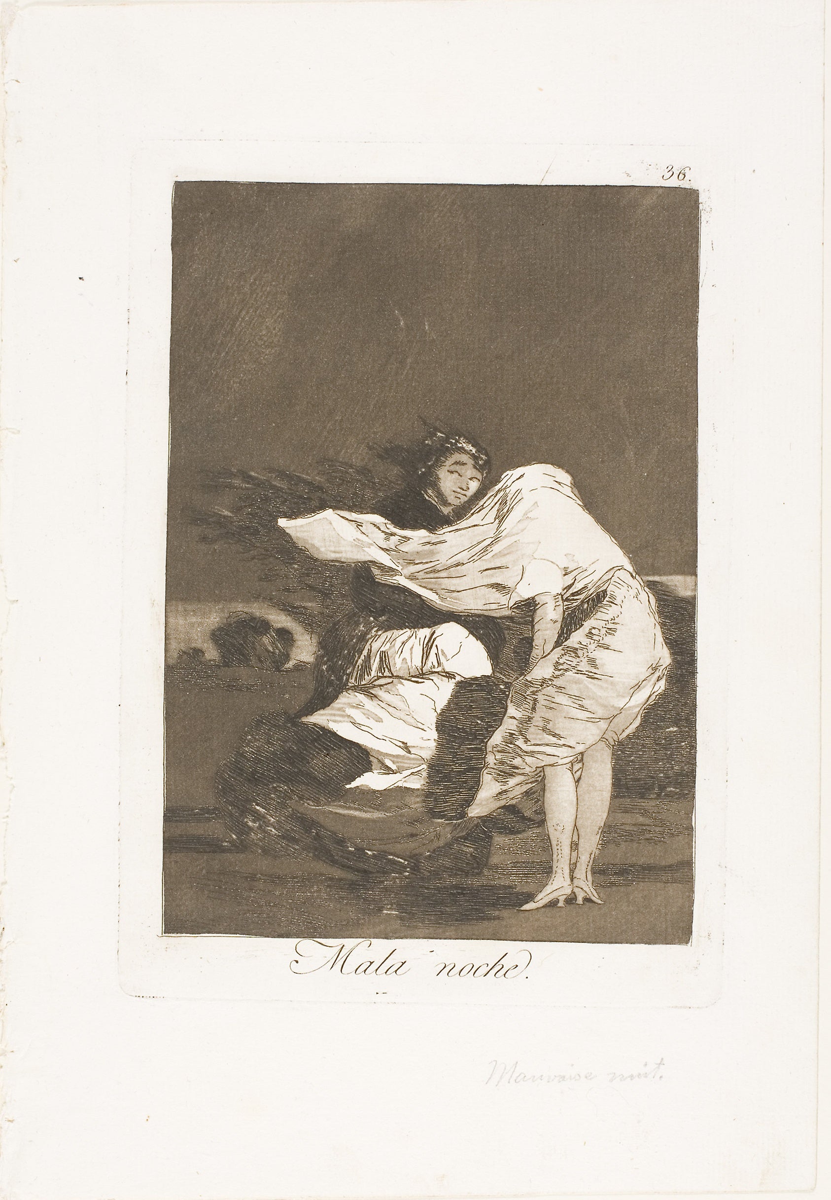 A Bad Night, plate 36 from Los Caprichos: Francisco José de Goya y Lucientes,16x12"(A3) Poster