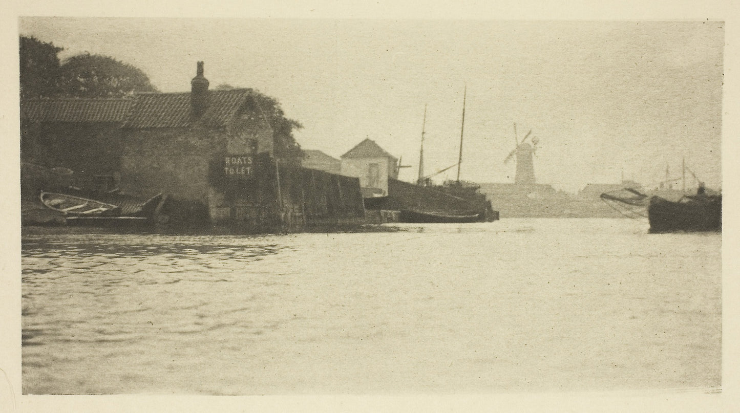 Bound for the North River -  Peter Henry Emerson,  Poster Print Wall Art