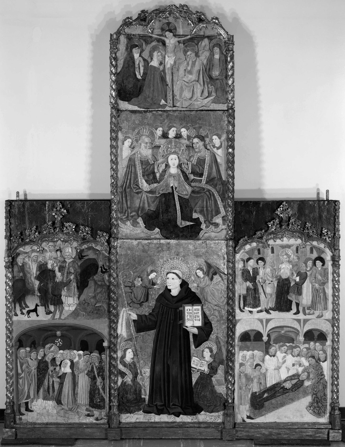 Retable of Saints Athanasius, Blaise, and Agatha -  Master of Riglos,  Poster Print Wall Art