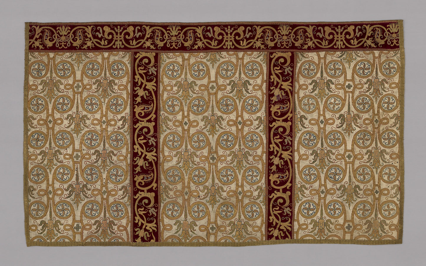 Altar piece (part of a chasuble) -  Spain,  Poster Print Wall Art