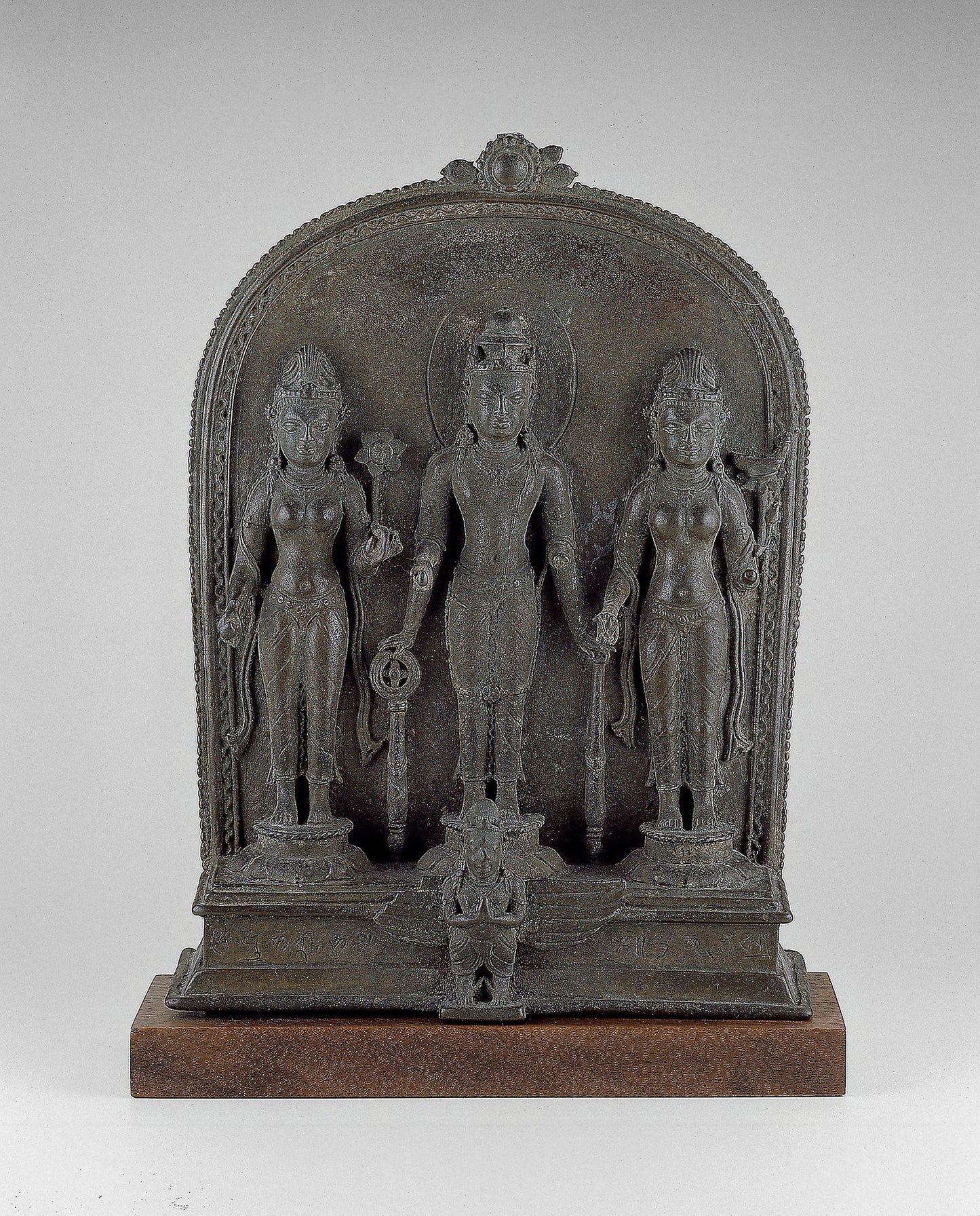 God Vishnu with Lakshmi and Sarasvati -  Bangladesh,  Poster Print Wall Art