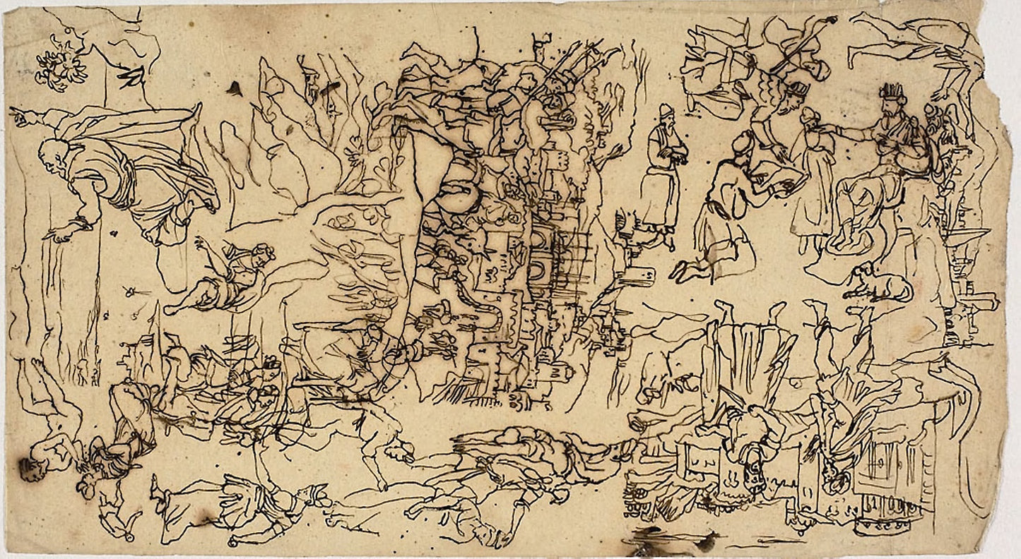 Biblical Scenes -  Rodolphe Bresdin,  Poster Print Wall Art