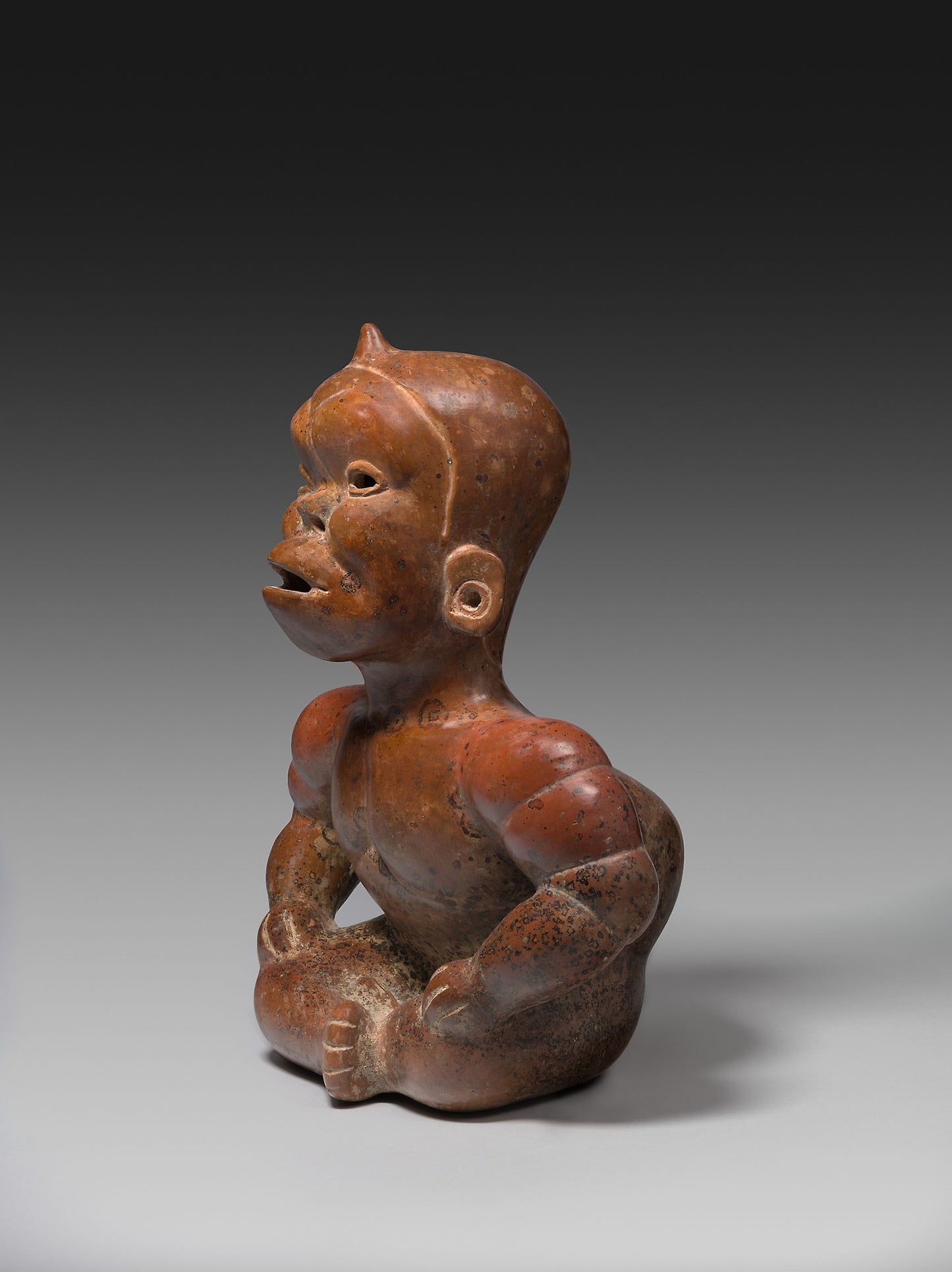 Seated Hunchbacked Dwarf -  Colima,  Poster Print Wall Art