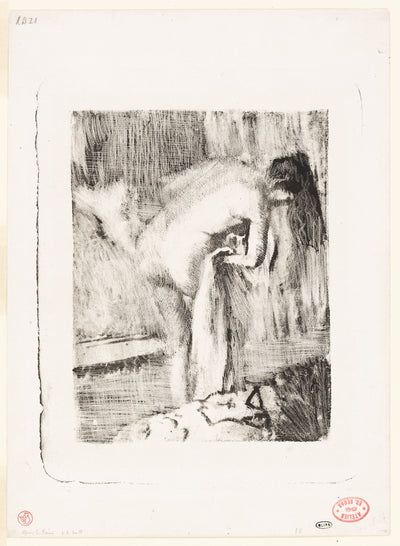 After the Bath II: Edgar Degas,16x12"(A3) Poster