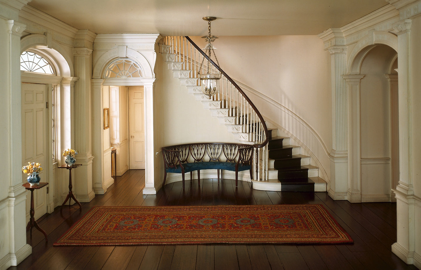 A7 -  New Hampshire Entrance Hall, 1799 -  Mrs. James Ward Thorne,  Poster Print Wall Art