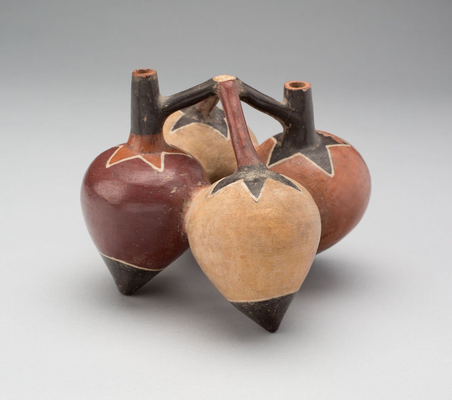 Vessel in the Form of Lúcuma Peppers -  Nazca,  Poster Print Wall Art