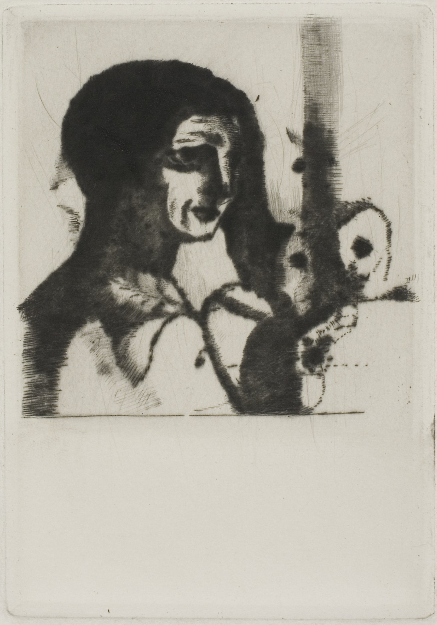Enigma -  Odilon Redon,  Poster Print Wall Art