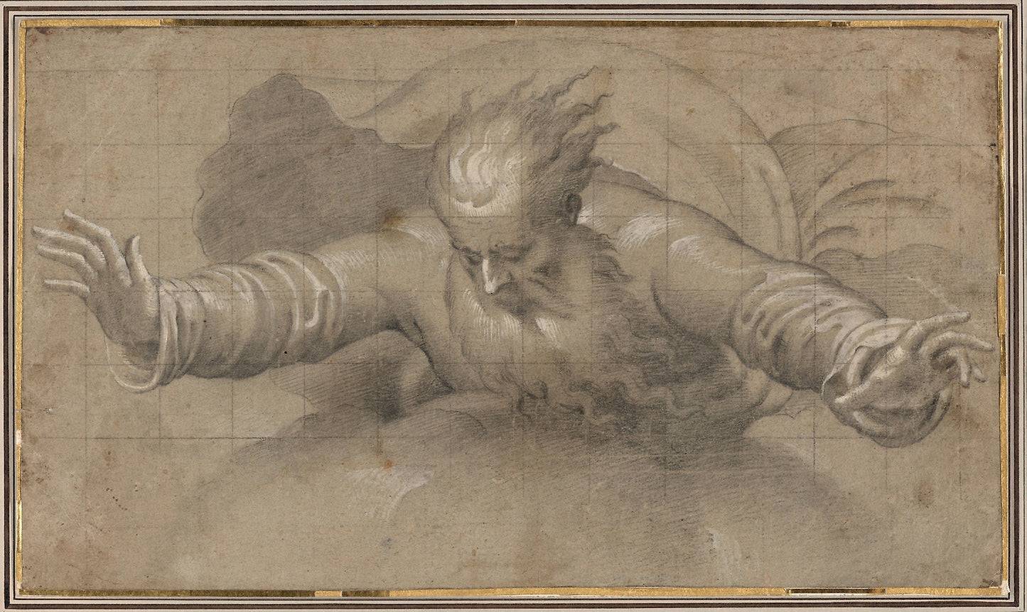 God the Father -  Bernardino Campi,  Poster Print Wall Art