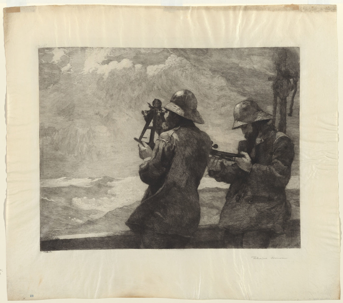 Eight Bells -  Winslow Homer,  Poster Print Wall Art
