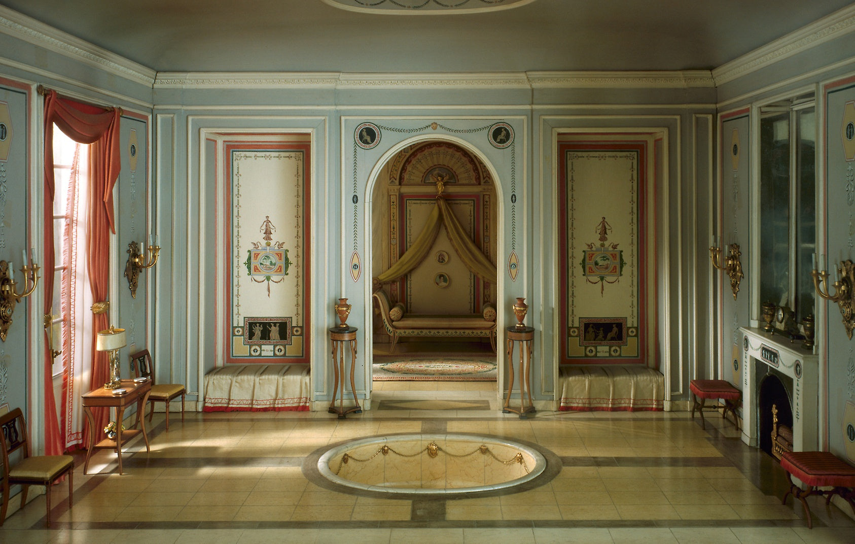 E-25: French Bathroom and Boudoir of the Revolutionary Period, 1793-1804: Mrs. James Ward Thorne,16x12"(A3) Poster