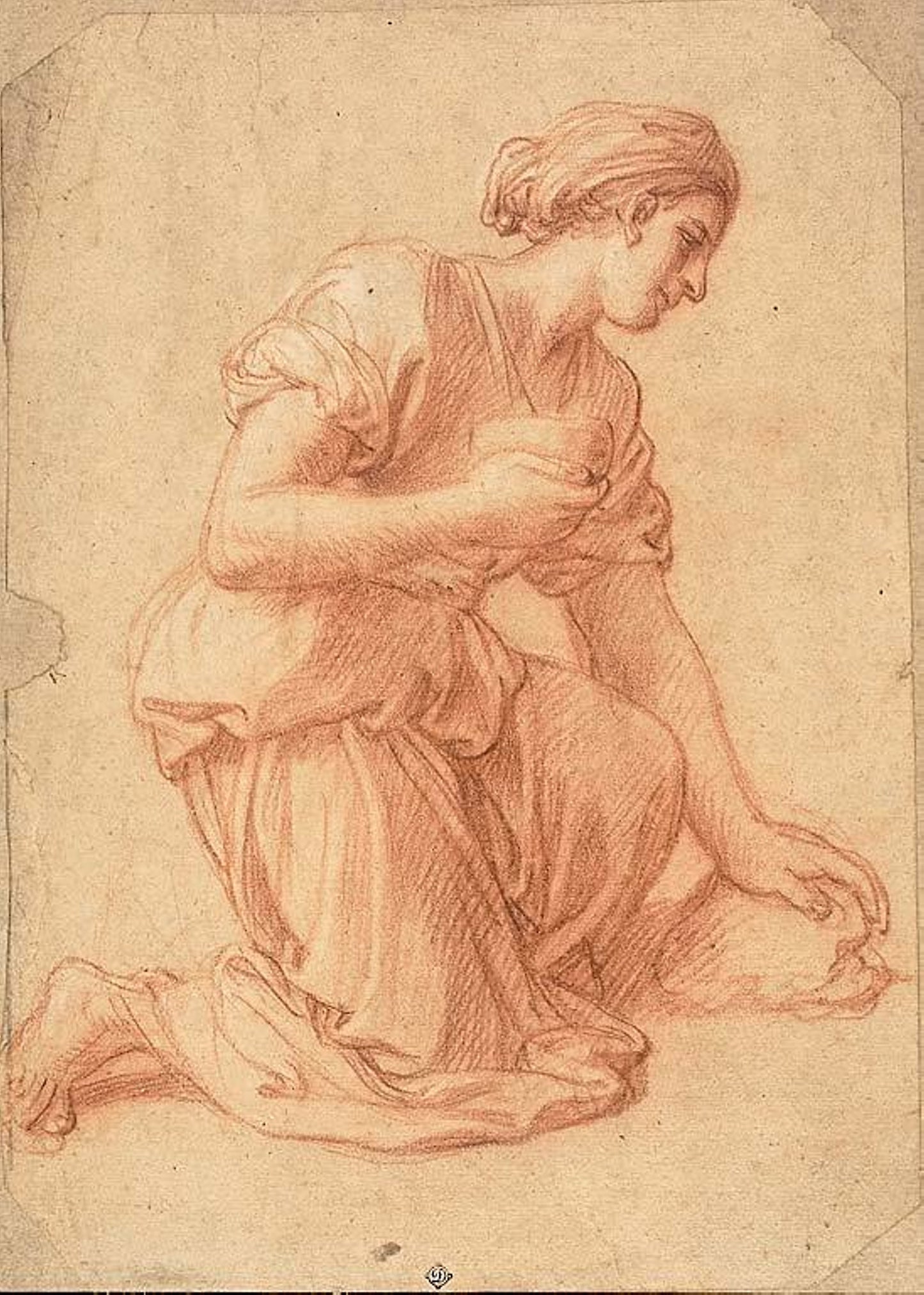 Kneeling Woman -  François Verdier,  Poster Print Wall Art