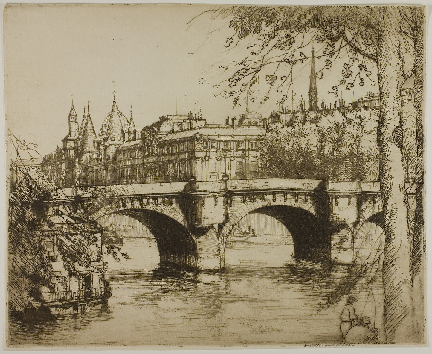 The Concièrgerie, Paris -  Donald Shaw MacLaughlan,  Poster Print Wall Art