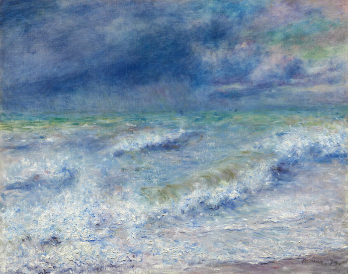 Seascape by  Pierre-Auguste Renoir, 23x16