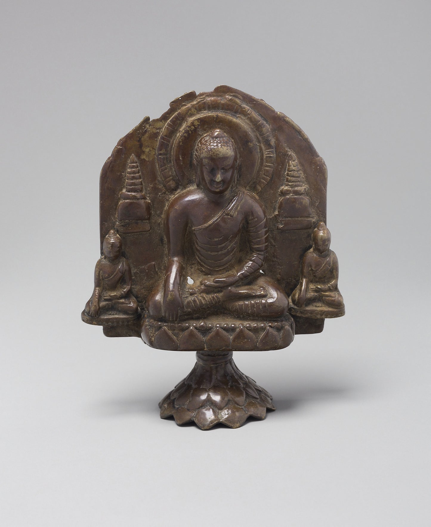 Buddha Calling the Earth to Witness (Bhumisparshamudra) -  India,  Poster Print Wall Art