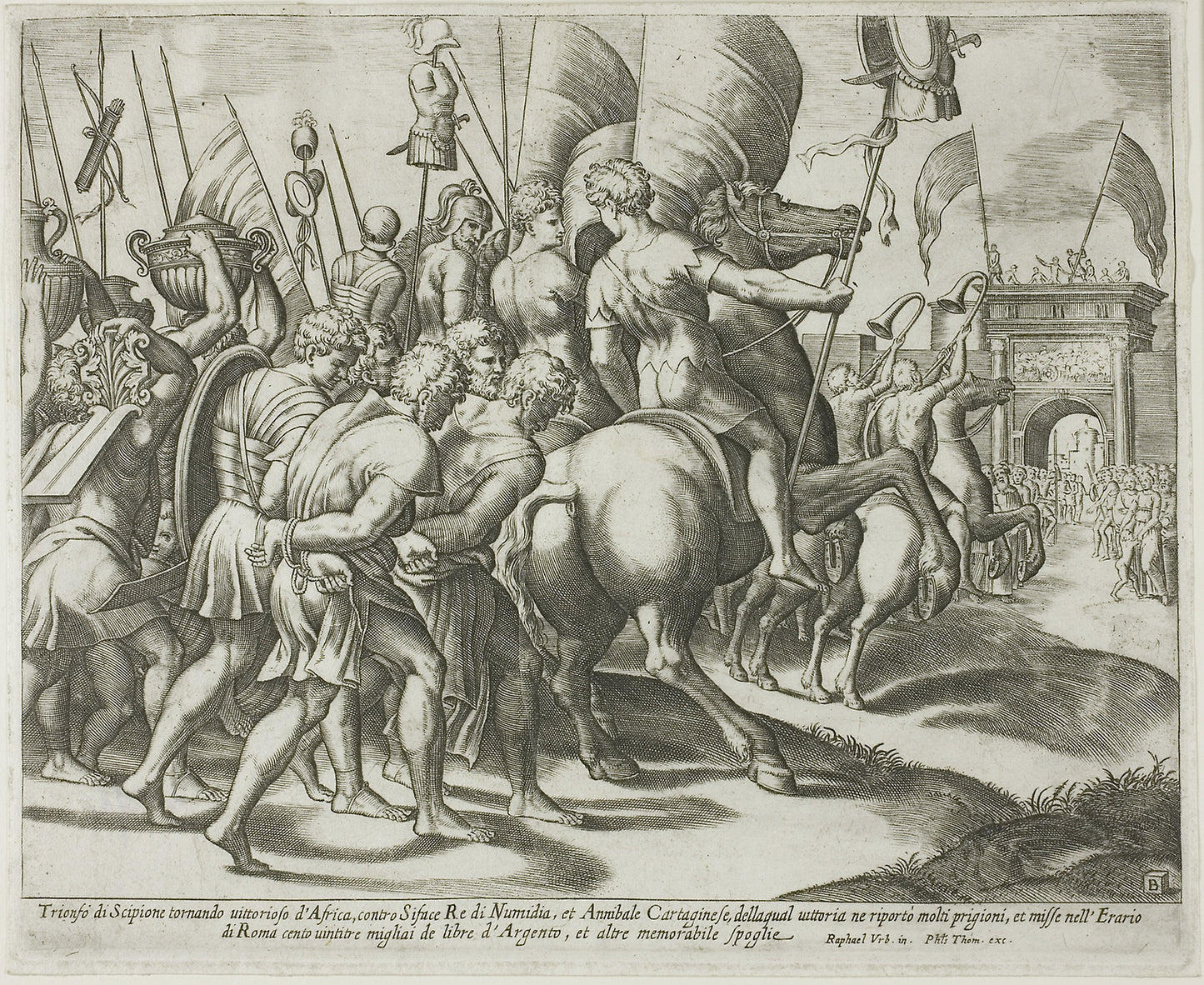 The Triumph of Scipio -  Master of the Die,  Poster Print Wall Art