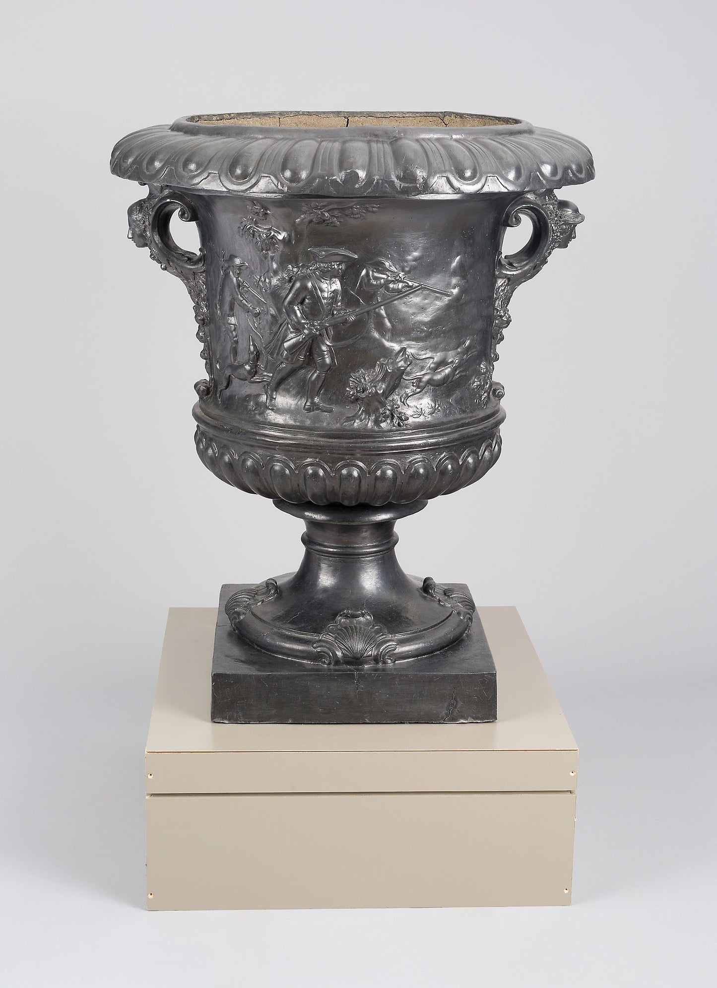 Garden Urn Emblematic of Autumn -  England,  Poster Print Wall Art