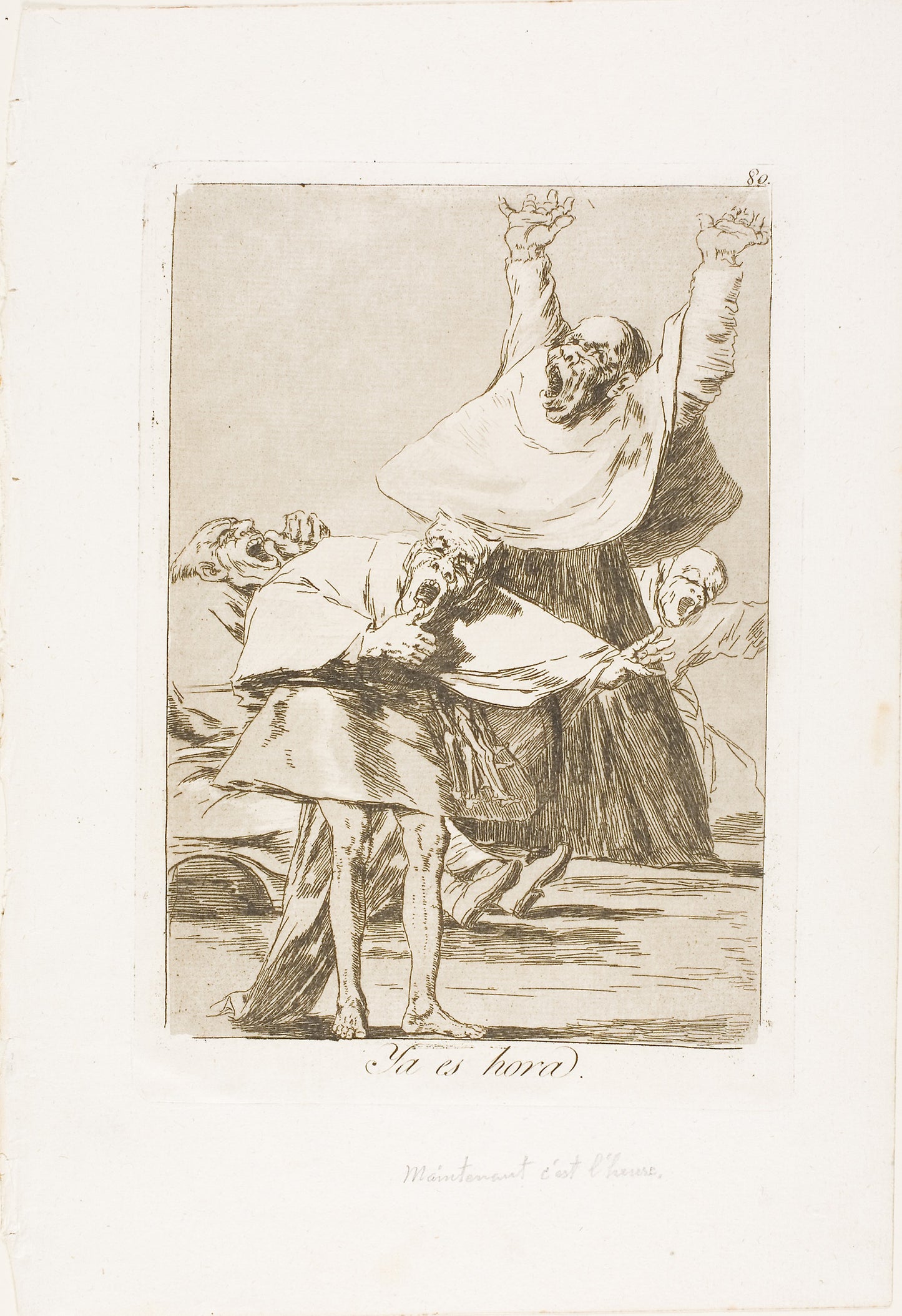 It is Time, plate 80 from Los Caprichos -  Francisco José de Goya y Lucientes,  Poster Print Wall Art