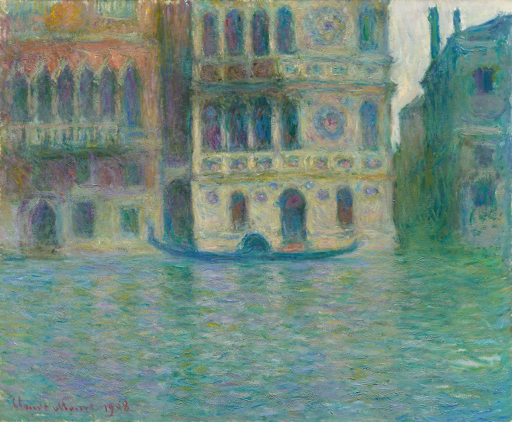 Venice, Palazzo Dario: Claude Monet,16x12"(A3) Poster