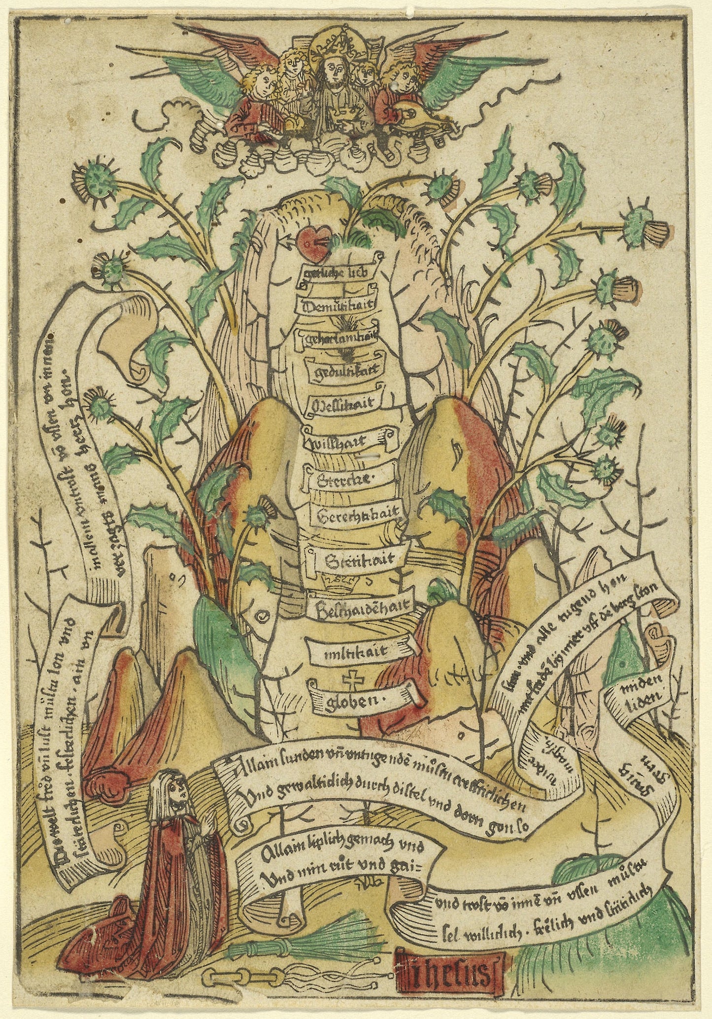 The Way of Salvation -  Artist unknown,  Poster Print Wall Art
